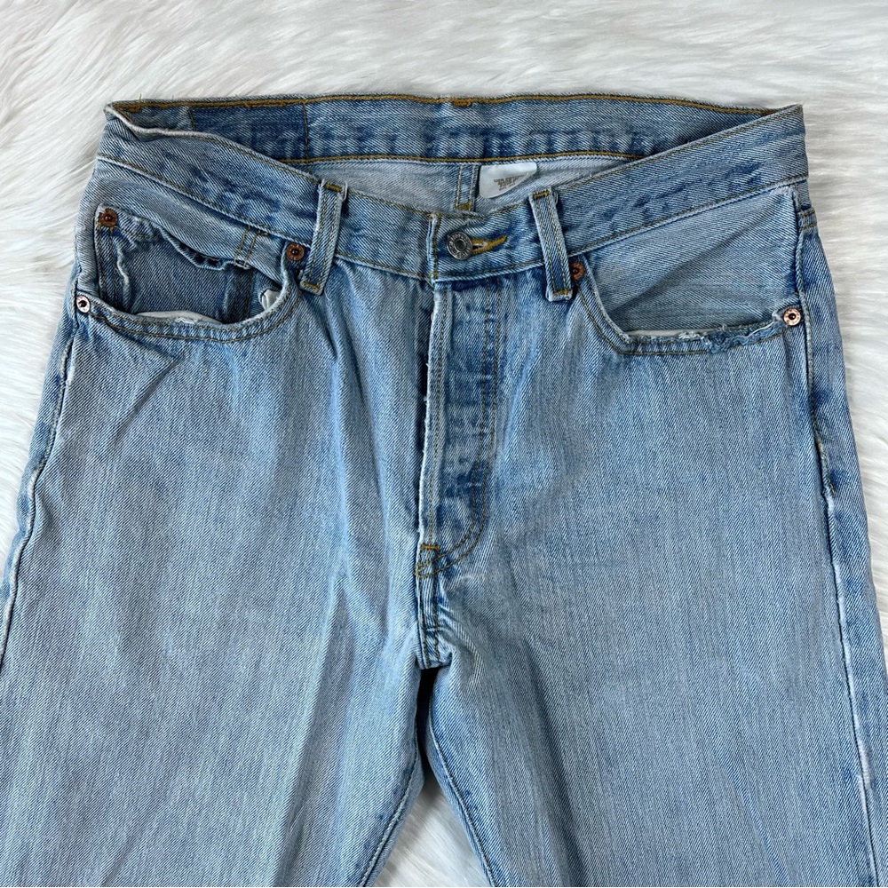 Levi's 501 Original Fit Button‎ Fly Non-Stretch Jeans - Picture 6 of 10